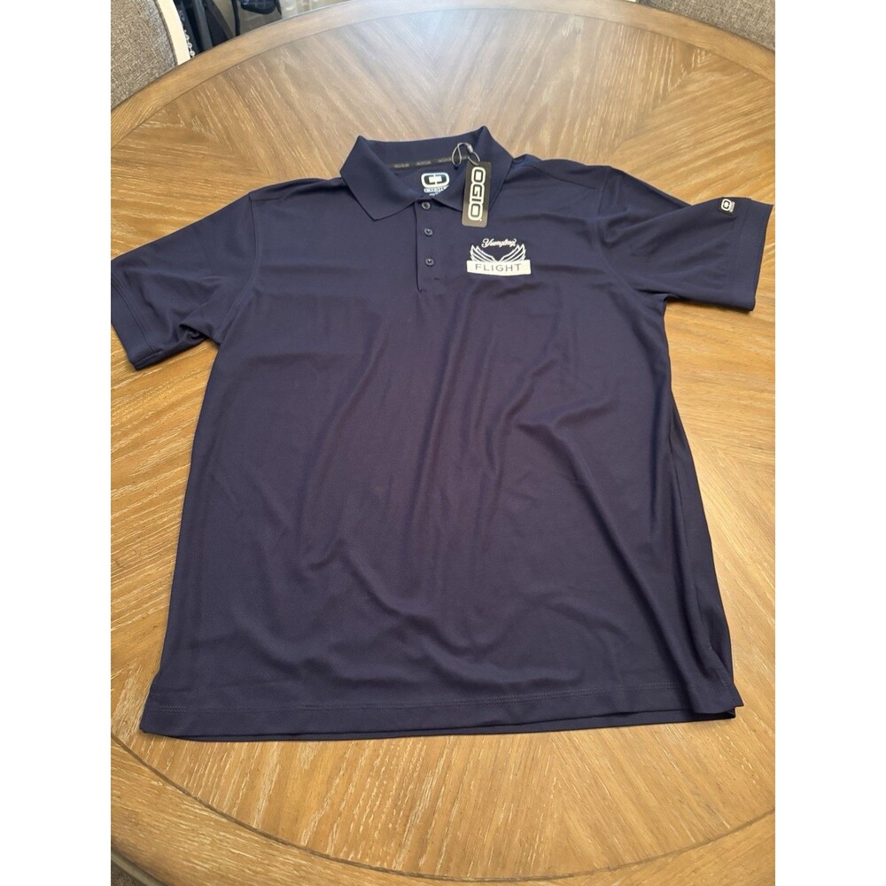 Yuengling Flight Ogio Golf Shirt Men’s Large Navy Blue With White Embroidery New